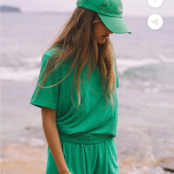 NWT Araminta James Rattan Terry Set Tropical green - Picture 4 of 12